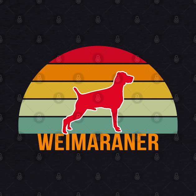 Weimaraner Vintage Silhouette by seifou252017